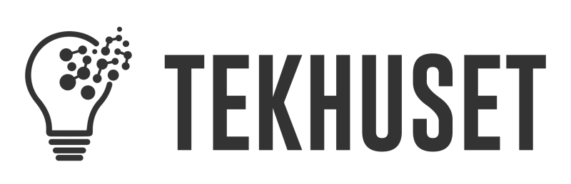 Tekhuset logo gråsvart
